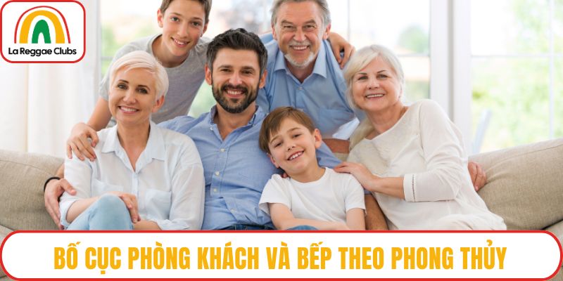 Bố cục phòng khách và bếp theo phong thủy